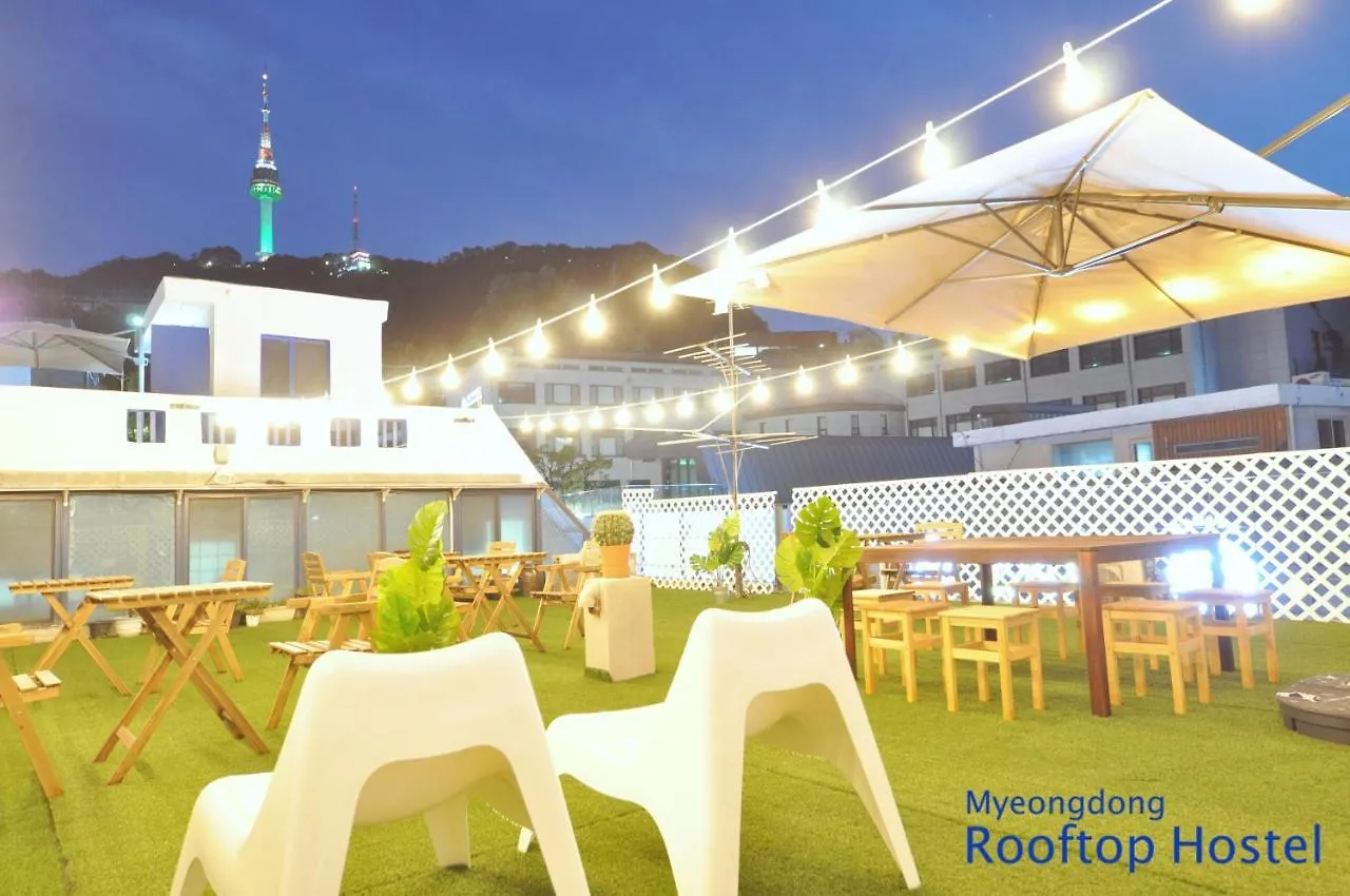 סיאול Oyo Rooftop Hostel מלון